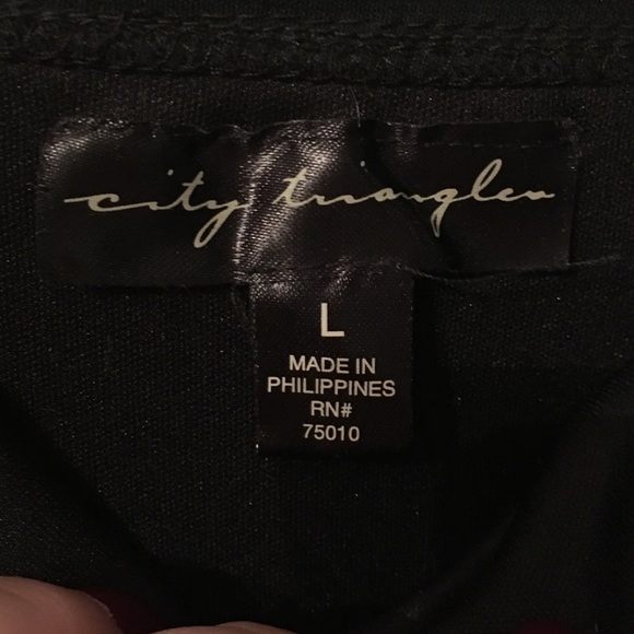 5 for $25 City Triangles Black Dress - Picture 4 of 6